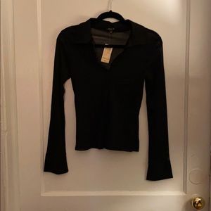 ⭐️Arden B. Sheer Button Blouse⭐️